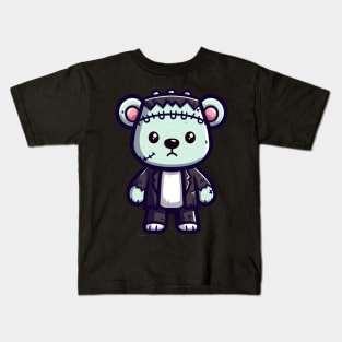 Cute Bear Monster Halloween Kawaii Kids T-Shirt